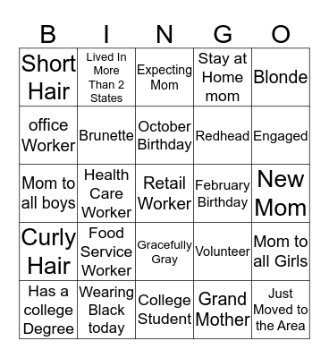 Bring it Challenge Bingo Card