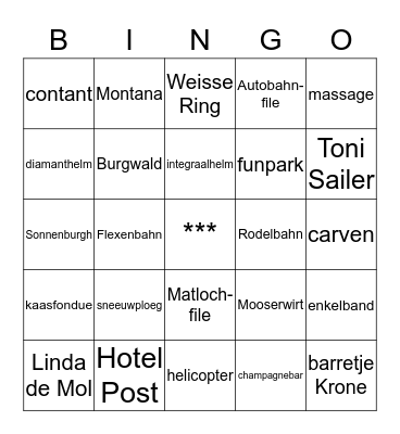 Lech Bingo Card