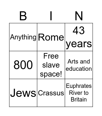 Meltzer Bingo  Bingo Card