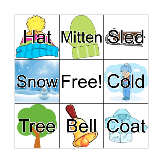 WINTER BINGO Card