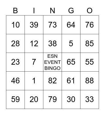 VERBINDEN MET BINGO Card