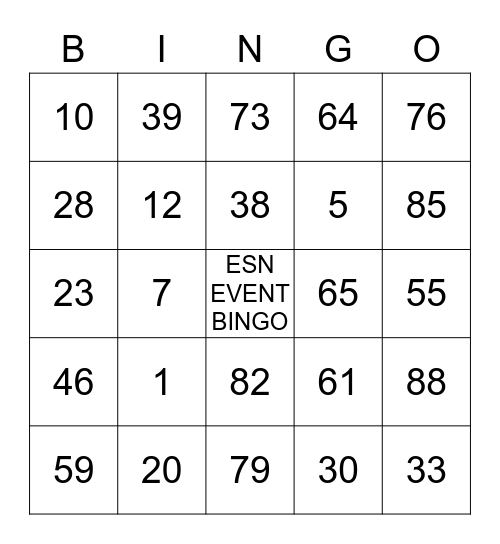 VERBINDEN MET BINGO Card