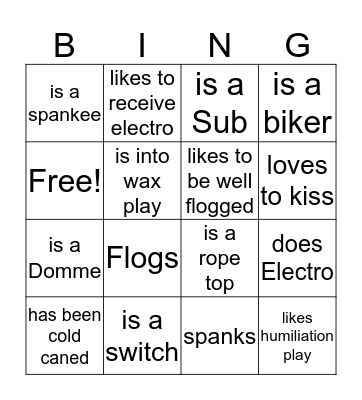 Find Someone Who Bingo Card