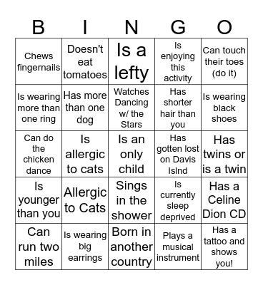 Awesome Bear Den Parents! Bingo Card