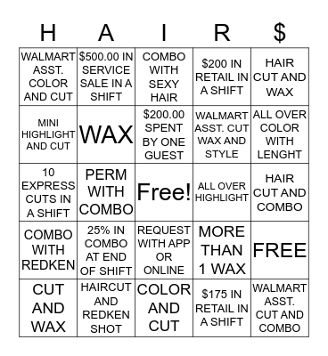 SMARTSTYLE BINGO Card