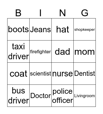 red Bingo Card