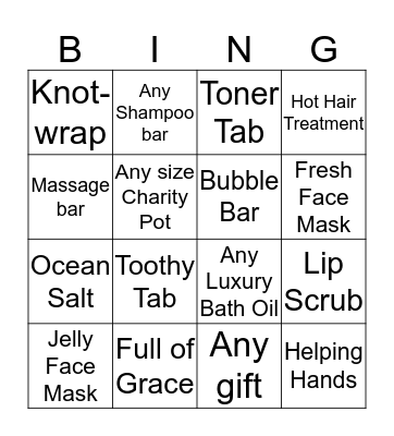 It's Poppin' Time Bingo Card