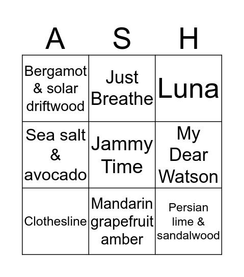 Bingo w/ Gaan-Gaan Bingo Card