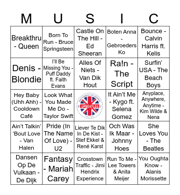 210 Bingo Card