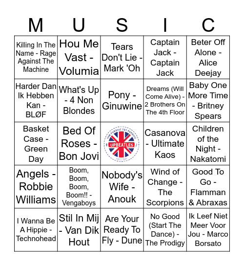 306 Bingo Card