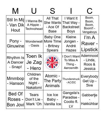 308 Bingo Card