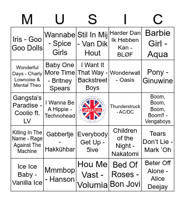 309 Bingo Card