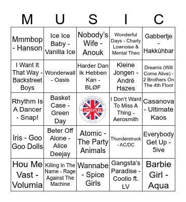 312 Bingo Card