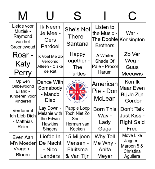 407 Bingo Card