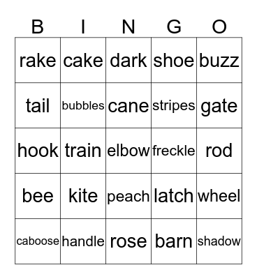 A Buzz is Part of a Bee Bingo Card