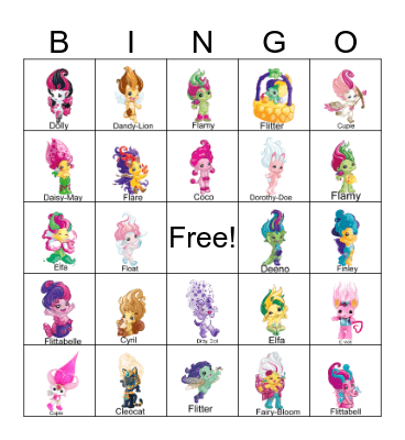 The Zelfs  Bingo Card