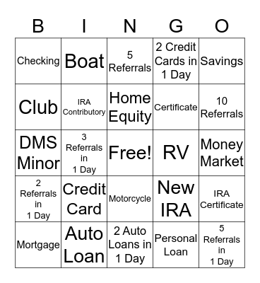 Teller Bingo Card