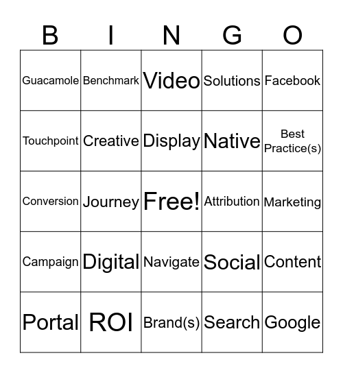Local Solutions Live Bingo! Bingo Card