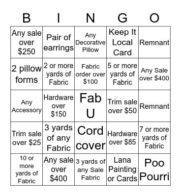 FEBRUARY FUN BINGO Card