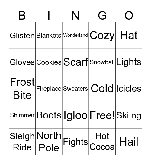 DWSS Bingo Card