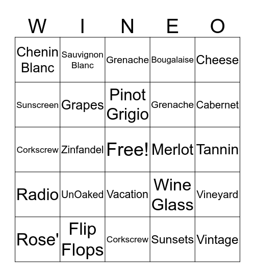 Birthday Celebration Bingo Card