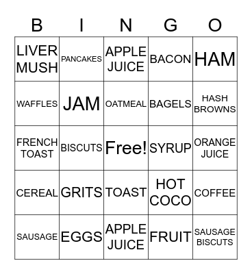 HGBC "Women Celebrating Women Prayer Breakfast" Bingo Card