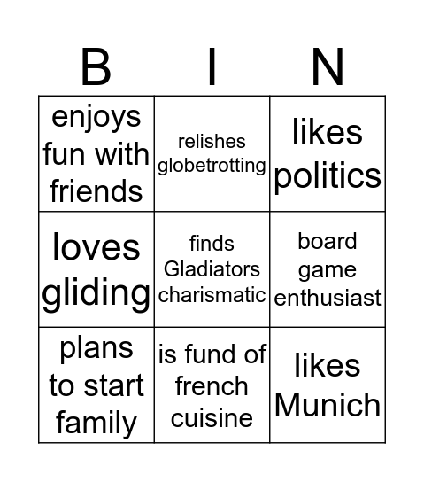 Bingo 4 Bingo Card