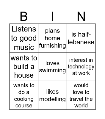 Bingo 7 Bingo Card