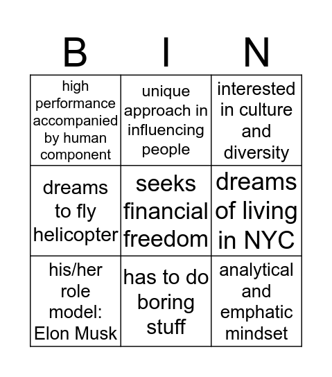 Bingo 13 Bingo Card