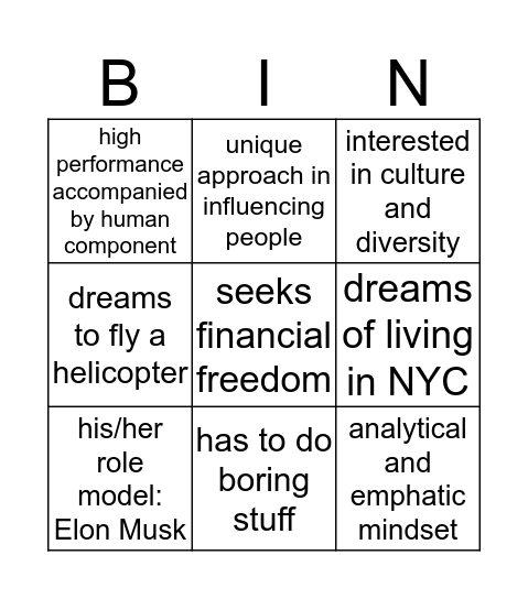 Bingo 13 Bingo Card