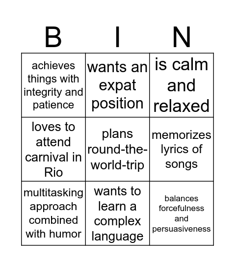 Bingo 14 Bingo Card