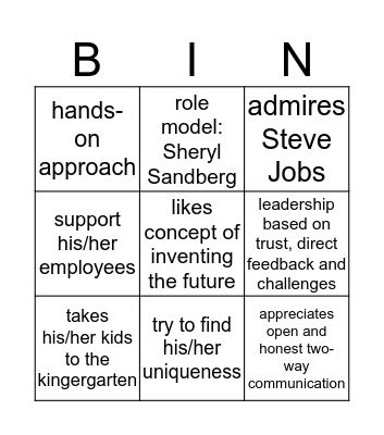 Bingo 15 Bingo Card