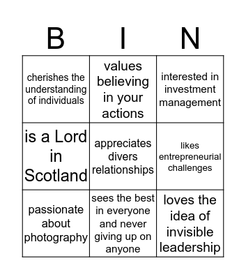 Bingo 17 Bingo Card