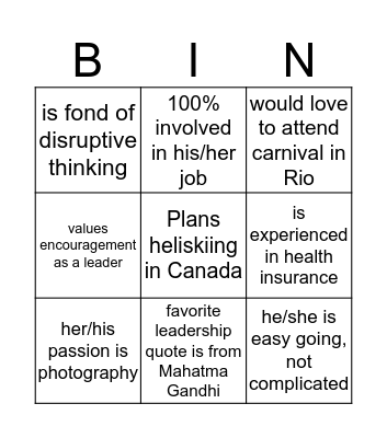 Bingo 20 Bingo Card