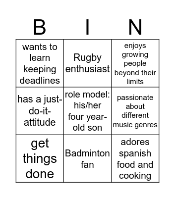 Bingo 27 Bingo Card
