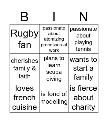 Bingo 57 Bingo Card