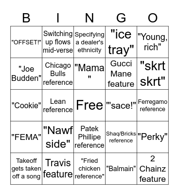 Culture II Bingo Card
