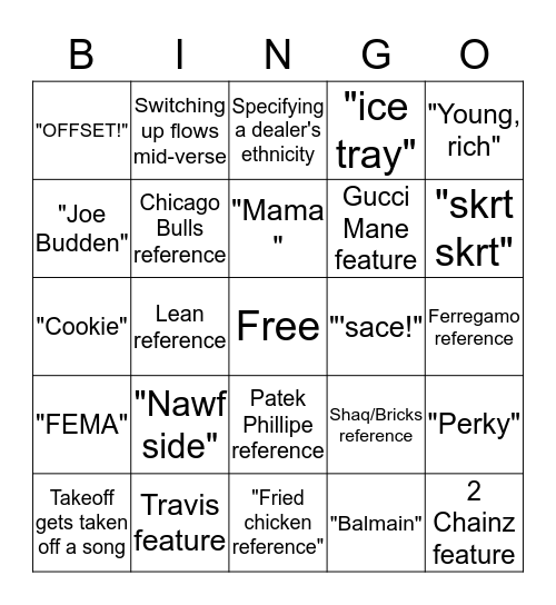 Culture II Bingo Card