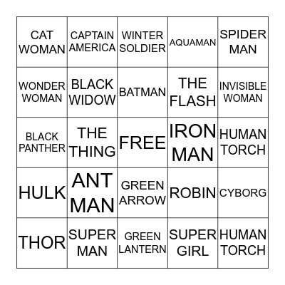 LUC'S BIRTHDAY BINGO Card