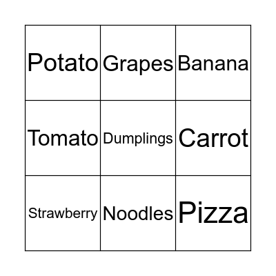 IMPROVE YOUR SPEAKING - BINGO 1 Bingo Card