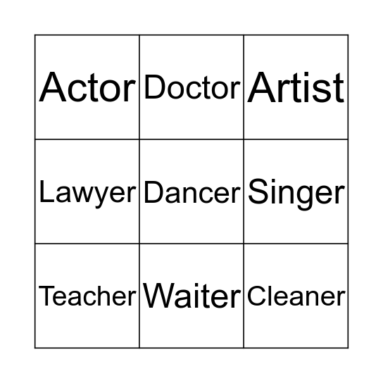 IMPROVE YOUR SPEAKING - BINGO 7 Bingo Card