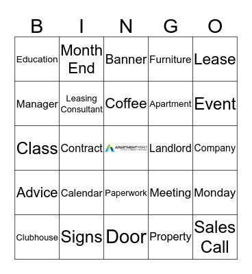 Selling and Networking Bingo Card