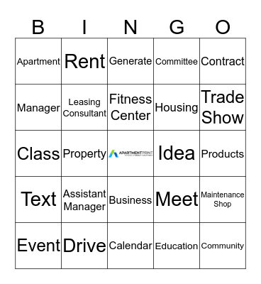Selling and Networking Bingo Card