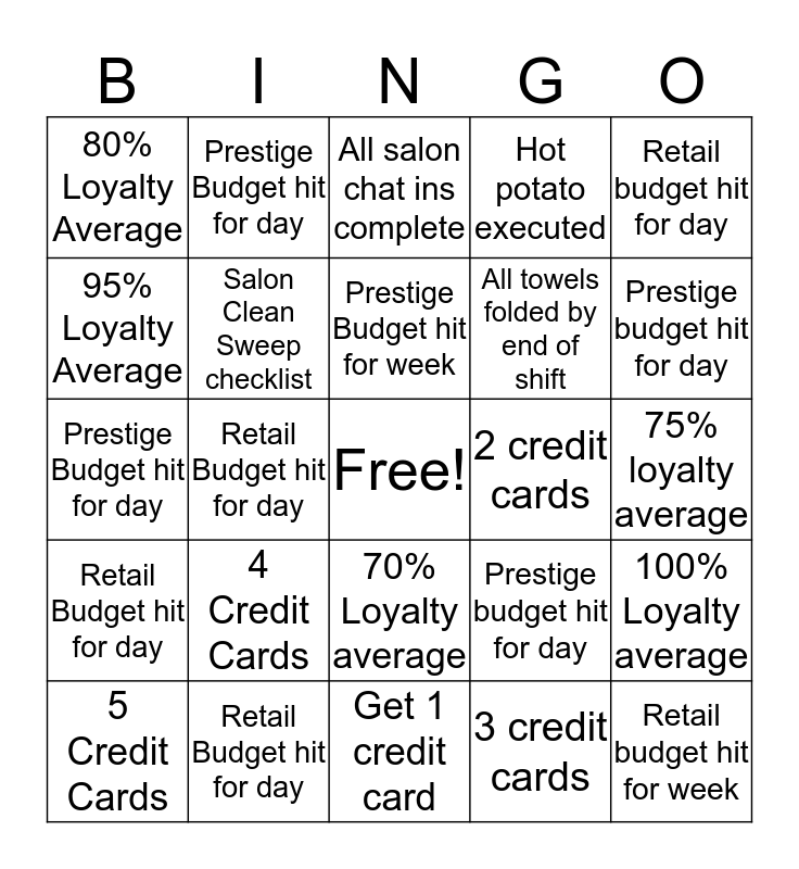 ULTA BINGO Week 3 Bingo Card