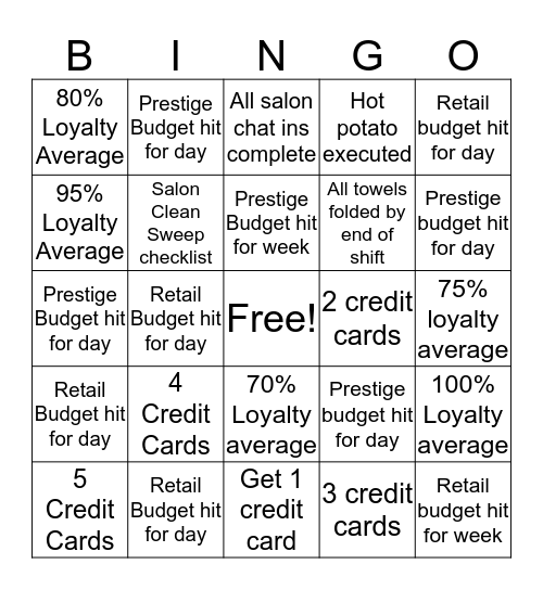 ULTA BINGO Week 4 Bingo Card
