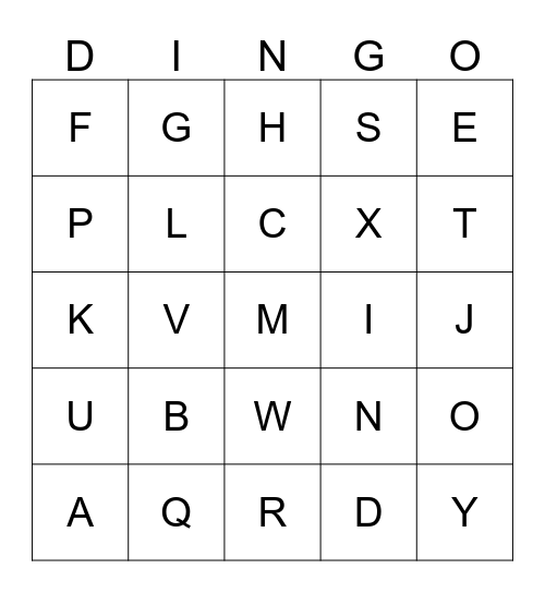 ASL 1 UNIT 2 CARD 6 Bingo Card