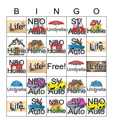 Sales Bingo Card