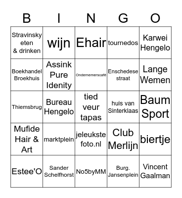 stravinsky   Bingo Card