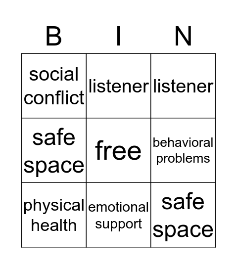 Meet Mrs. Sanders Bingo Card