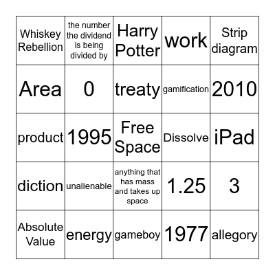 Gamify Bingo Card